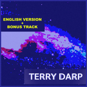 Cover von "terry darp" - "English Version + Bonus Track" in mystischen Blau- und Lila-Tönen